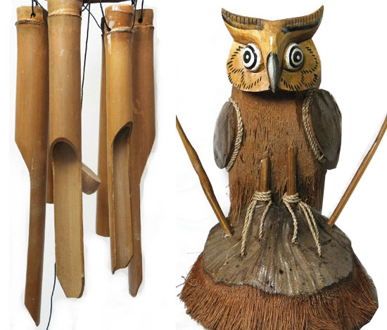 Dzwonki wietrzne, bambusowe - dekoracja do domu i ogrodu