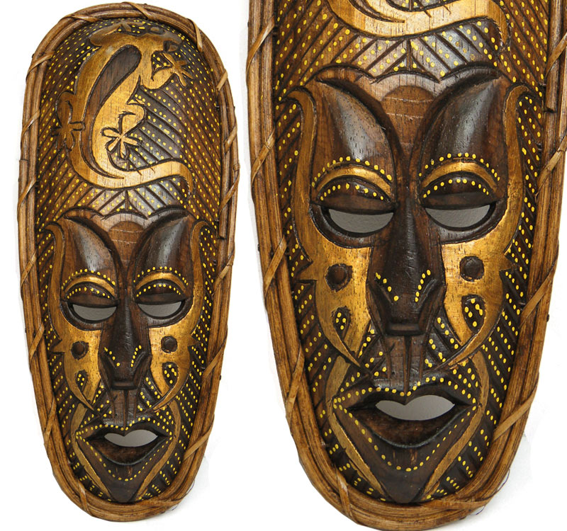 Dekoracje ścian - płaskorzeźby, maski, rękodzieło.