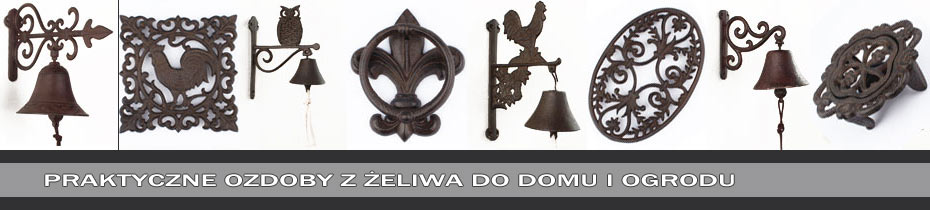 Praktyczne ozdoby z żeliwa i metalu