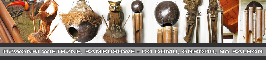 Dzwonki, bambusowe, wietrzne, dekoracje do ogrodu