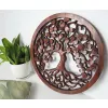 Rzeźba z Drewna Litego DRZEWO SZCZĘŚCIA Ornament śr. 50cm Rękodzieło