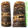 Rzeźba Maska z Drewna Etniczna Totem Indonezja Orient 30cm