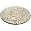 Podstawka PODKŁADKA na Stół Natural Rattan Bielony 33cm