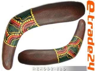 Drewniany Bumerang z Indonezji - 30cm