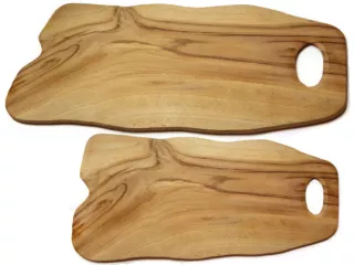Deska Kuchenna Lite Drewno Stary TEAK - Rękodzieło 50cm