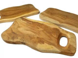 Deska Kuchenna Lite Drewno Stary TEAK - Rękodzieło 30cm
