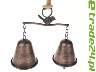 Stylowy DZWONEK Metalowy ze Sznurem Super Dźwięk