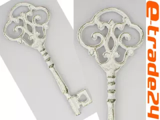 KLUCZ Żeliwny z Ornamentem DEKORACJA 23CM