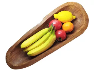 Patera MISA Koryto 52x20cm Drewno TEAK Rękodzieło Miseczka Tekowa Drewniana