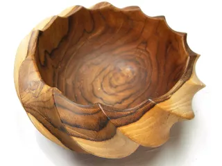 Finezyjna MISA Drewno TEAK Rękodzieło Miseczka Tekowa 15cm