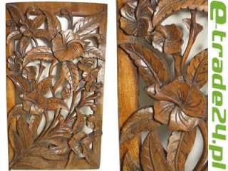 Płaskorzeźba Ażur 3D Lite Drewno Rękodzieło Ornament 50cm, Nie sklejka