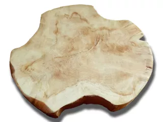 Plaster Drewna Tik 40x4cm Deska Podkładka Kuchenna na Stół Lite Drewno TEAK