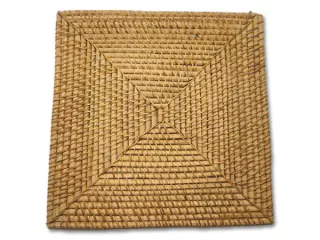 Podstawka Garnek PODKŁADKA na Stół Natural Rattan Sztywny 35cm