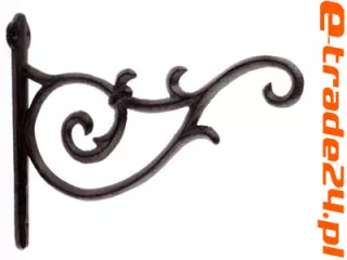 Stylowy WIESZAK Żeliwny Na Doniczkę, Kwiaty Uchwyt