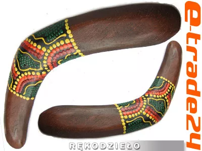 Drewniany Bumerang z Indonezji - 30cm