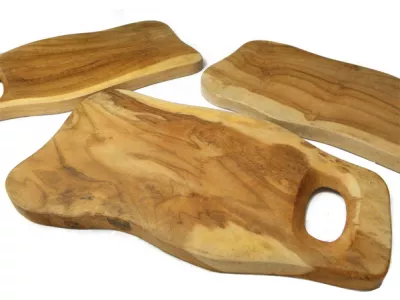Deska Kuchenna Lite Drewno Stary TEAK - Rękodzieło 30cm