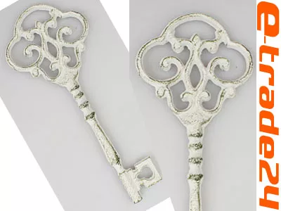 KLUCZ Żeliwny z Ornamentem DEKORACJA 23CM