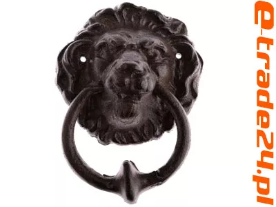 Stylowa Kołatka Żeliwna 15x11cm z Żeliwa LEW