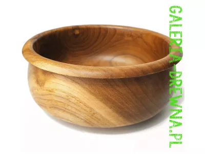Patera MISA Drewno TEAK Rękodzieło Miseczka Tekowa 15cm