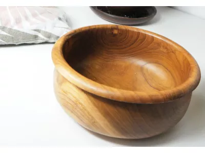 Patera MISA Drewno TEAK Rękodzieło Miseczka Tekowa 15cm