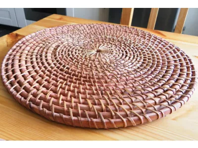 Podstawka Garnek PODKŁADKA na Stół Natural Rattan 30cm