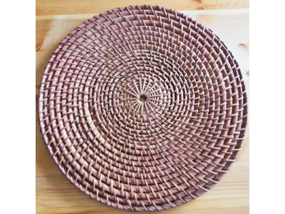 Podstawka Garnek PODKŁADKA na Stół Natural Rattan 30cm