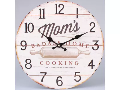 Zegar Cooking 33cm - Zegary Retro do Kuchni, Salonu